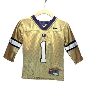 Nike University of Washington Vintage Football Jersey Size 12 Months Huskies